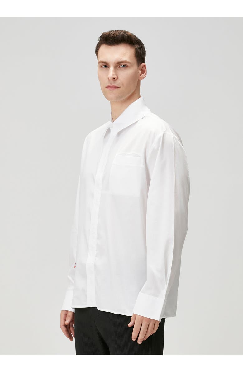 PCFG Pure Cotton Woven Shirt With Zip, Alternate, color, White