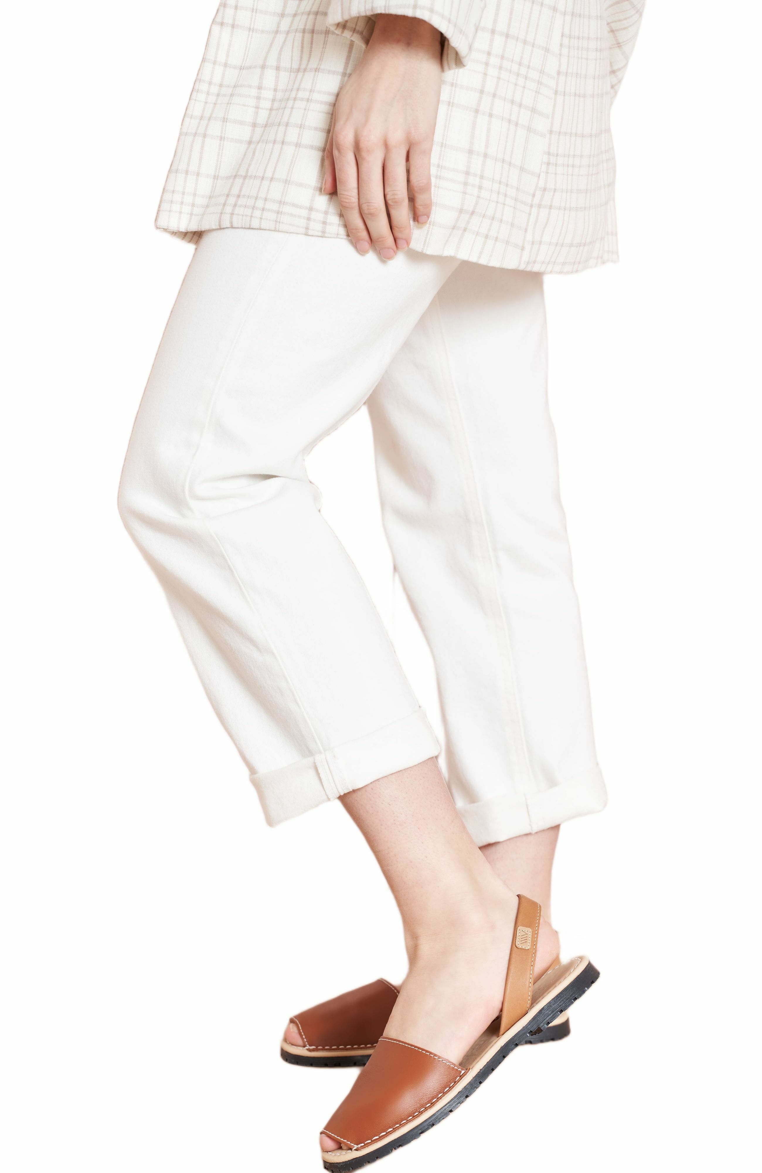 VISCATA Menorquina Leather Avarca Sandals, Alternate, color, Sahara