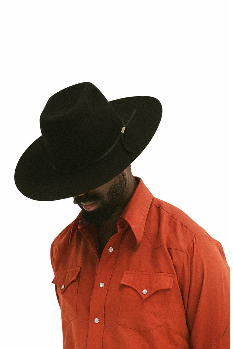 Amarillo Bull Rider Crown Hat, Alternate, color, Black