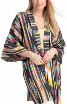 SAACHI Ikat Stripe Cardigan