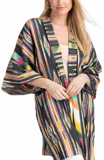 SAACHI Ikat Stripe Cardigan