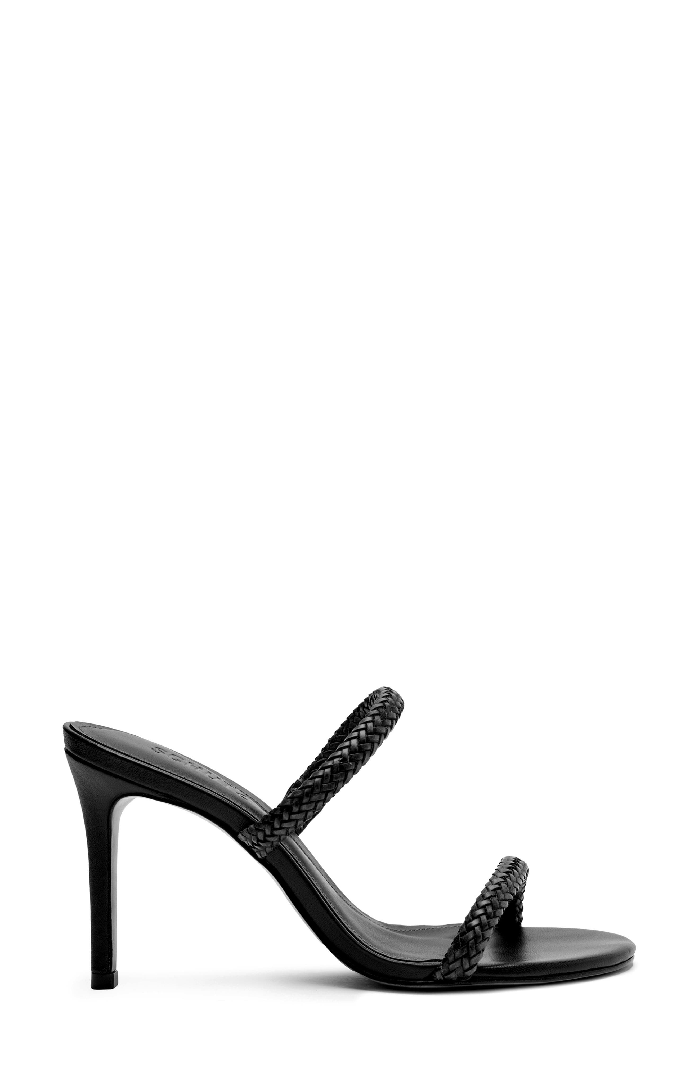 Schutz Taliah Woven Strap Slide Sandal, Alternate, color, 