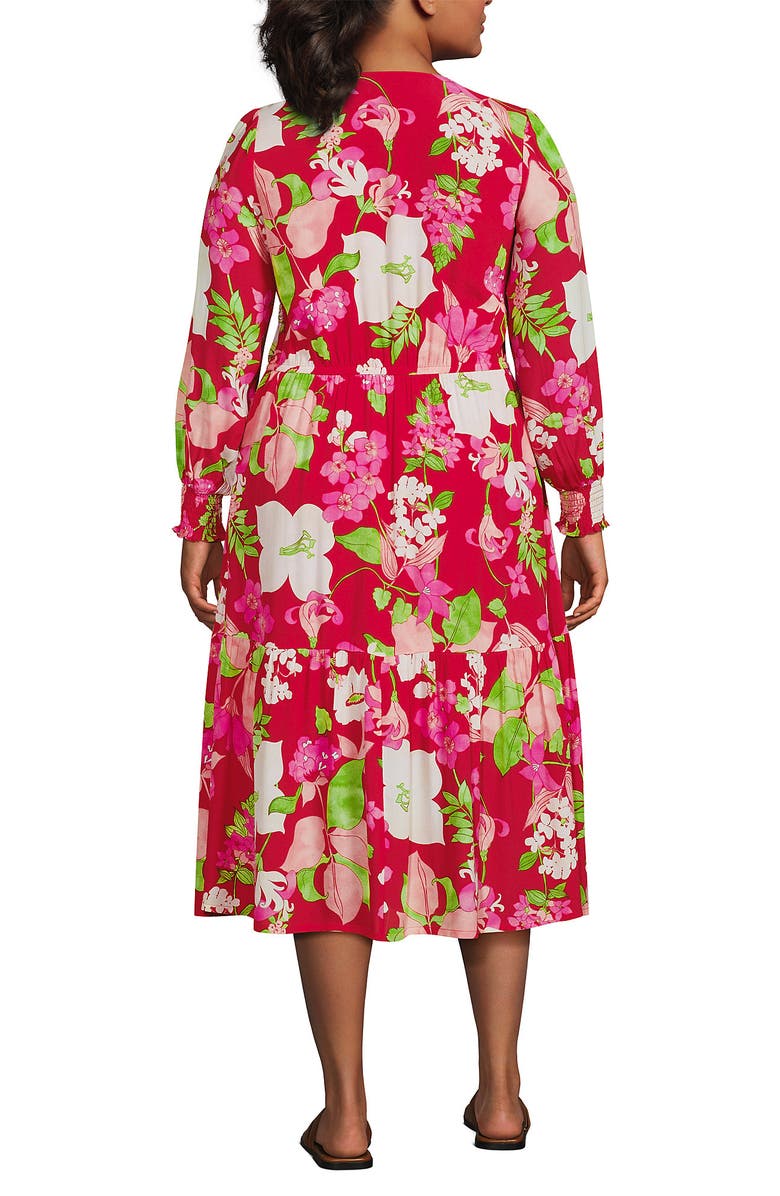 Lands' End Tugless High Waisted Swim Boy Shorts, Alternate, color, 