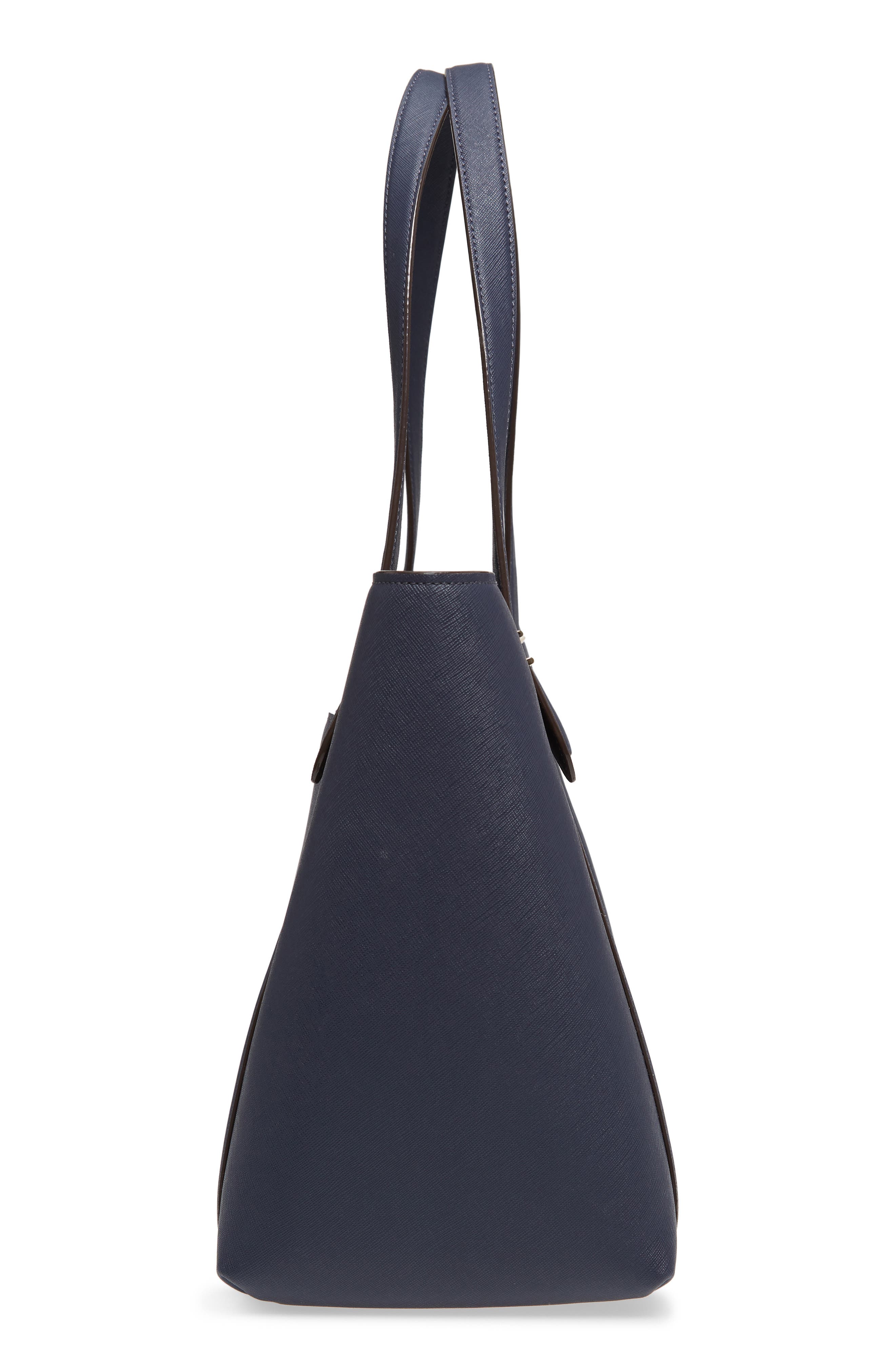 oakwood street - chandra leather tote, Alternate, color, BLAZER BLUE