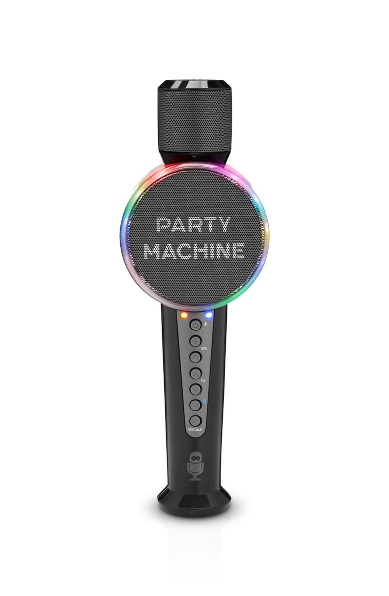 Singing Machine Bluetooth Party Microphone, Main, color, Black