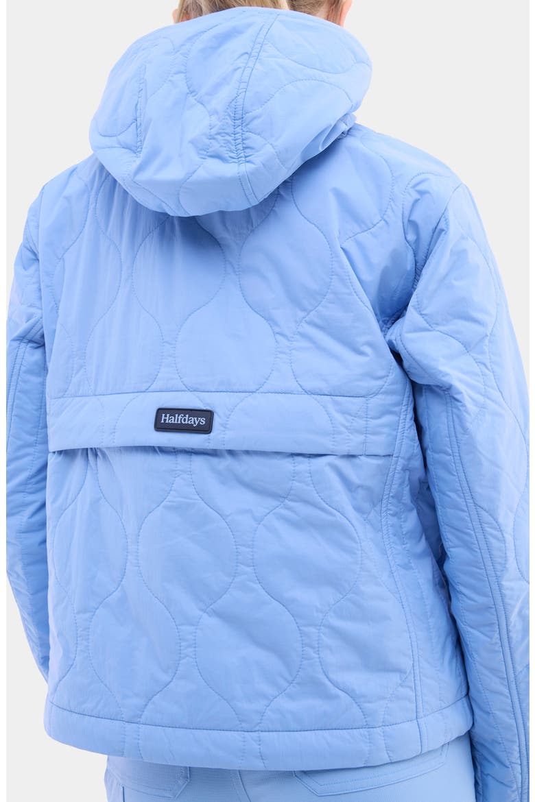 Bessie Water Resistant Packable Quilted Puffer Jacket, Alternate, color, FORGET ME NOT