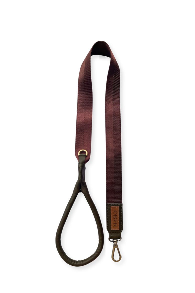 Saddle Leash, Alternate, color, Medium Green