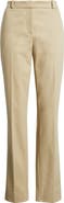 BOSS Tapria Stretch Cotton Ankle Flare Pants
