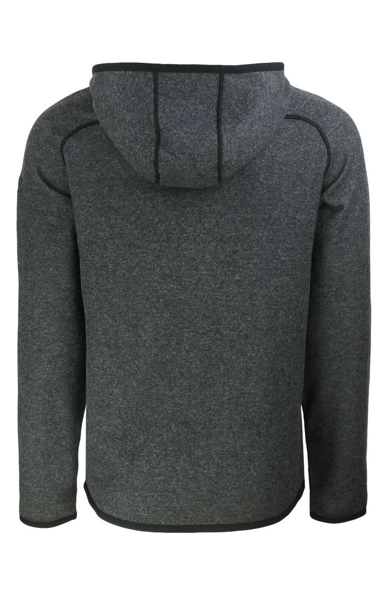 Cutter & Buck Mainsail Full Zip Hooded Jacket, Alternate, color, Charcoal Heather