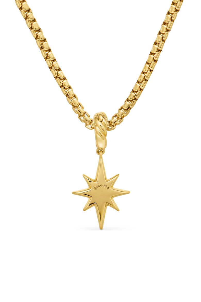 North Star 18K Gold & Pavé Diamond Amulet, Alternate, color, DIAMOND/ YELLOW GOLD