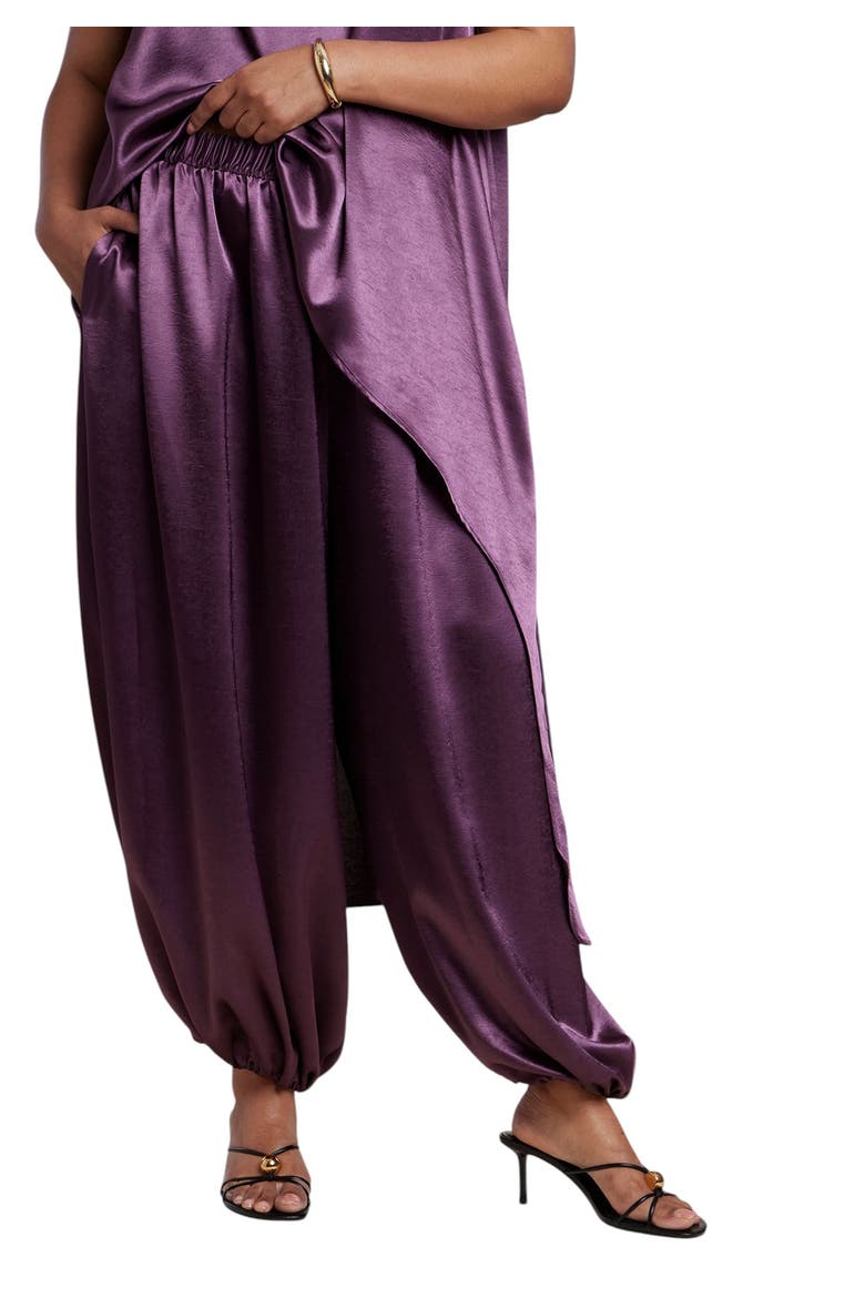 Satin Balloon Pant, Main, color, WINTER BLOOM