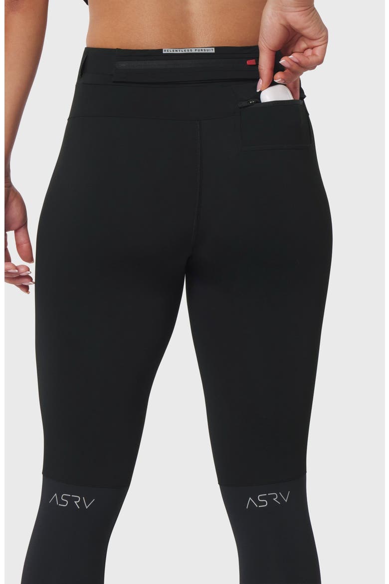 Hybrid Belt Pack Run Legging, Alternate, color, Black