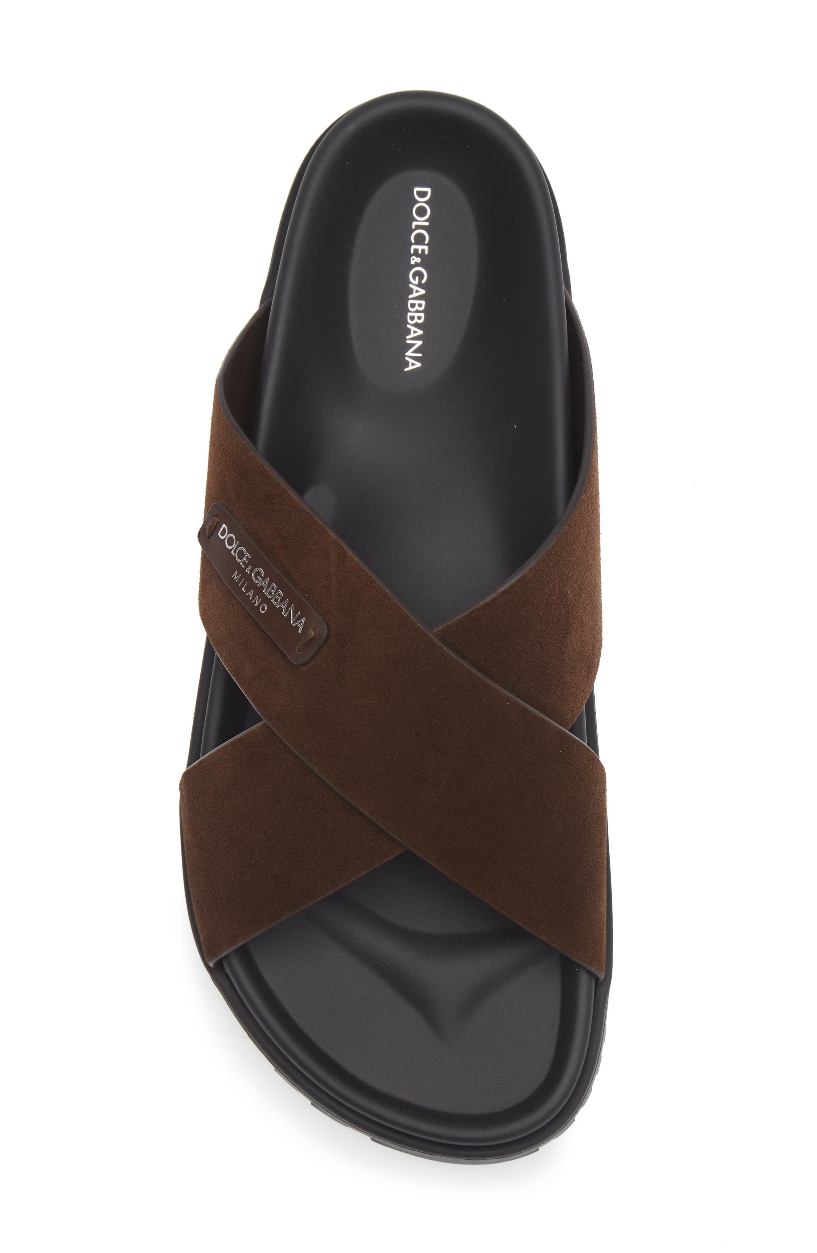 Slide Sandal, Alternate, color, EBANO/ CIOCCOLATO