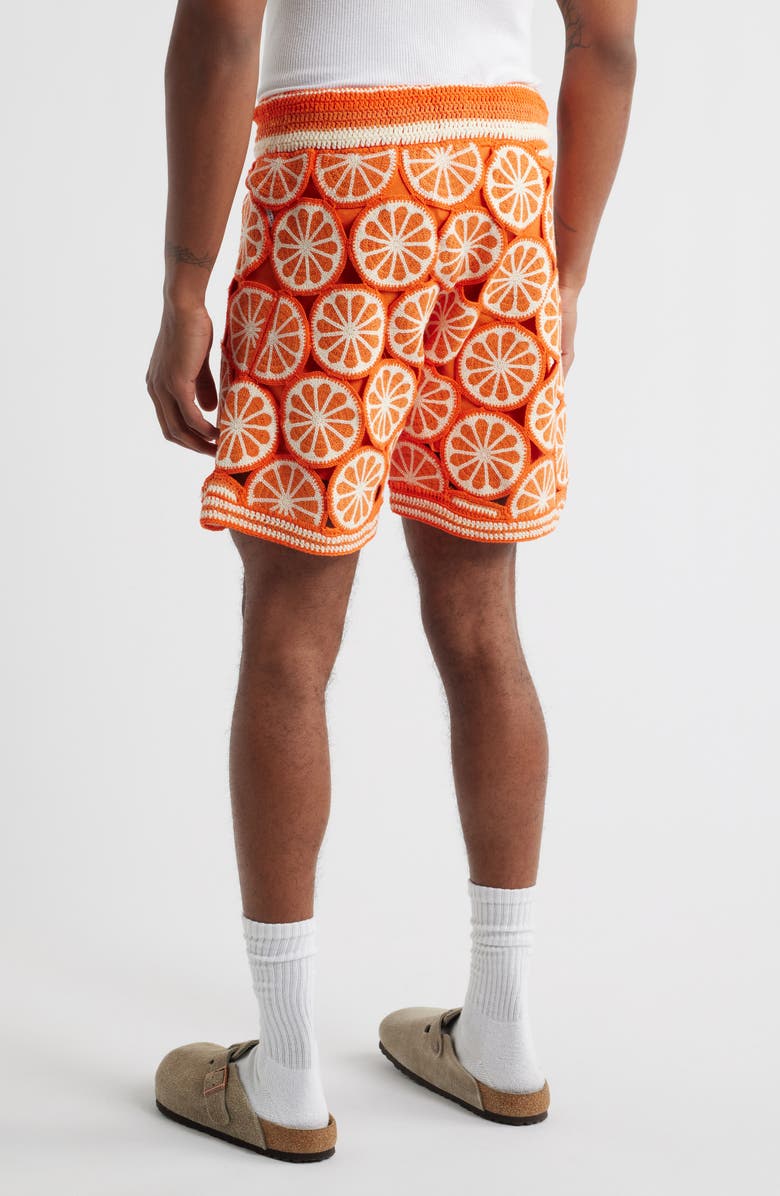 MAVRANS Orange Organic Cotton Shorts, Alternate, color,