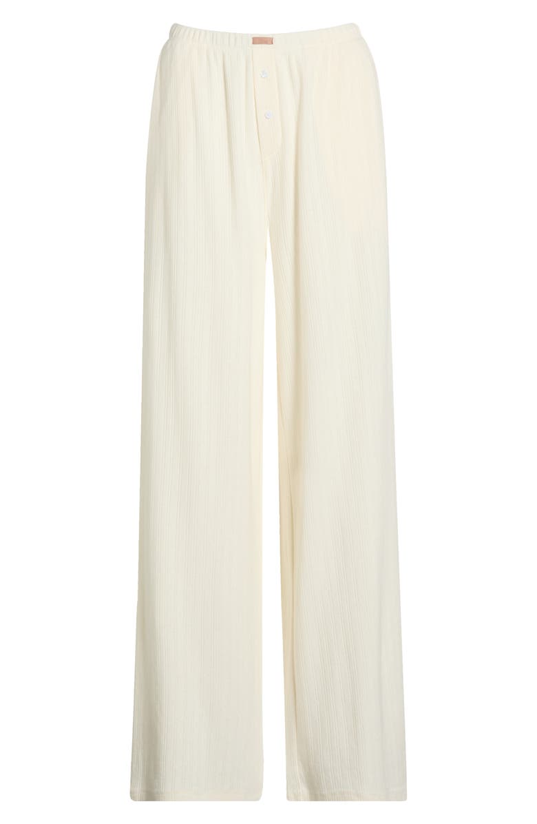 Lunya Pointelle Wide Leg Pajama Pants, Alternate, color,