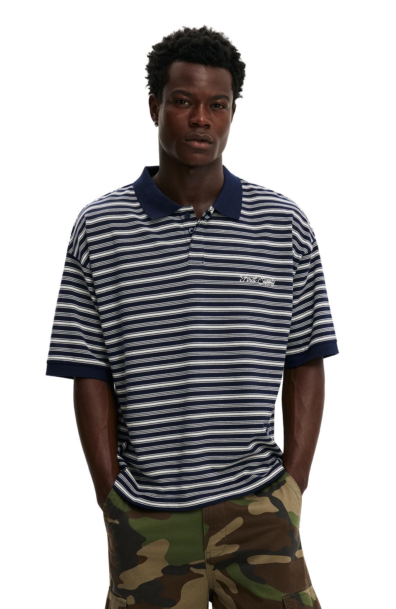 selected Navy Stripe