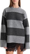 Good American The Oversized Crewneck Sweater