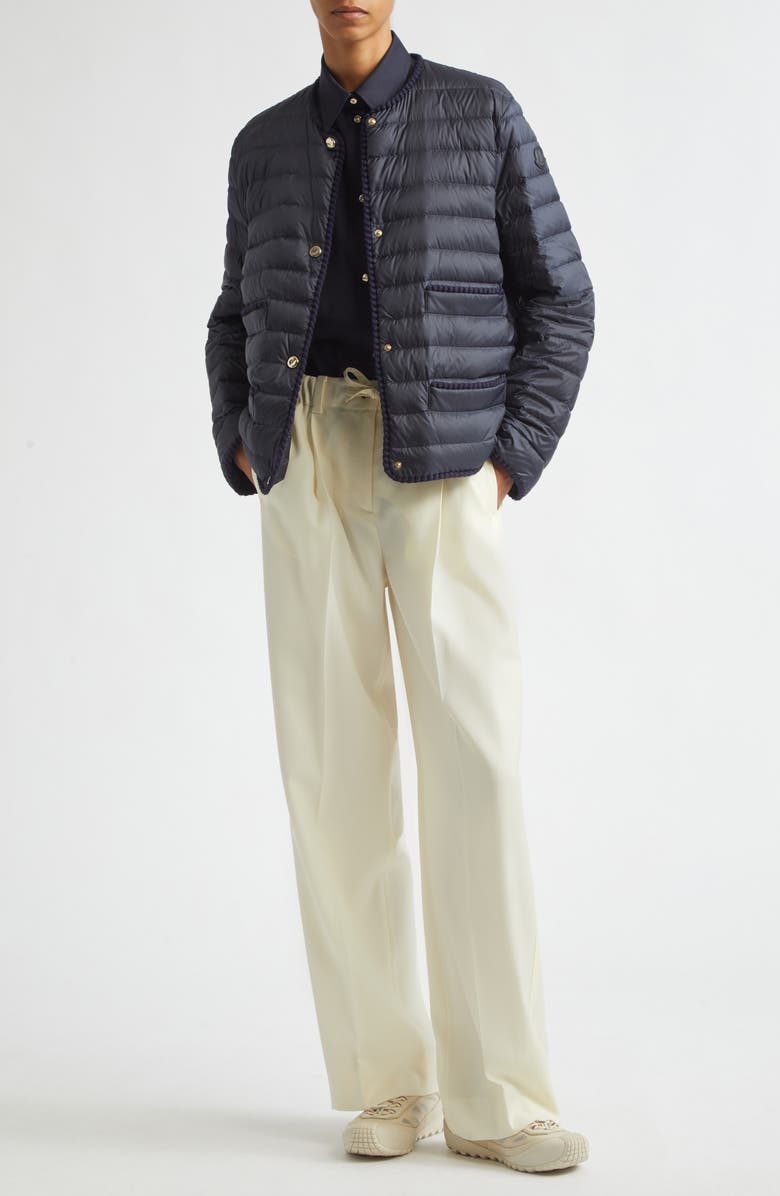 Moncler Circaete Quilted Down Jacket, Alternate, color, Blue