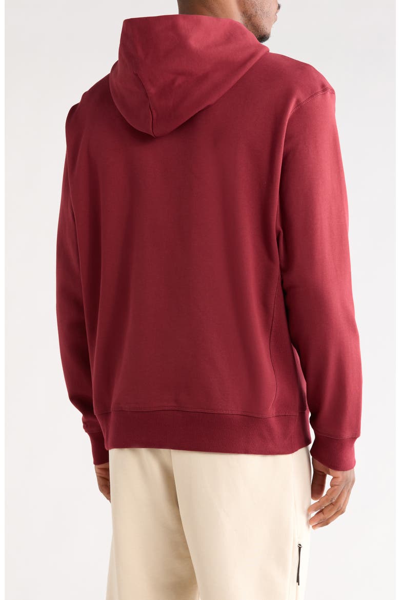 Athletics Oversize Pullover Hoodie, Alternate, color, BURGUNDY