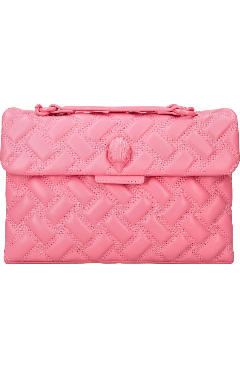 Kurt Geiger London Kensington Drench Convertible Leather Shoulder Bag, Main, color,
