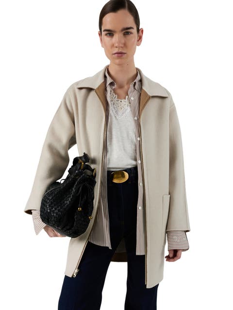 Cocoon Oversized Collared Coat