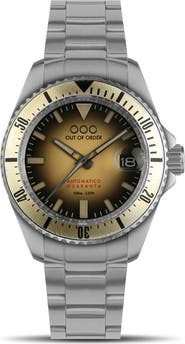 OUT OF ORDER Automatico Quaranta Bracelet Watch, 40mm