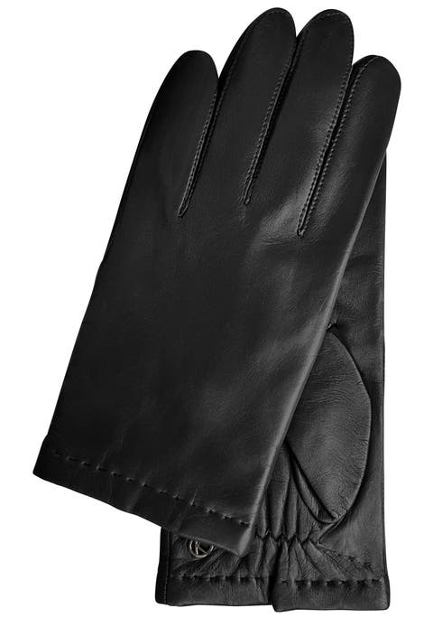 Premium Lamb Leather Touchscreen Gloves with Cashmere Lining