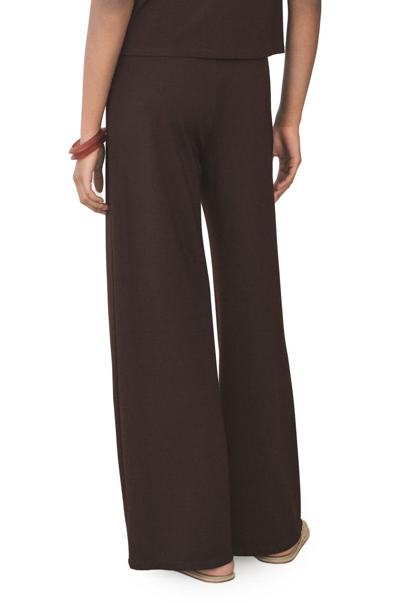 MANGO Tie Waist Wide Leg Pants, Alternate, color,