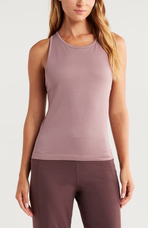 Pure Seamless Racerback Rib Tank