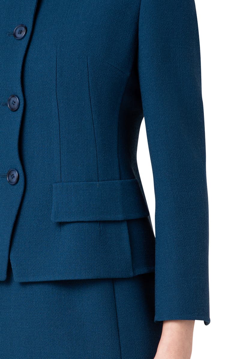 Akris Lea Double Face Cashmere Crepe Jacket, Alternate, color, 