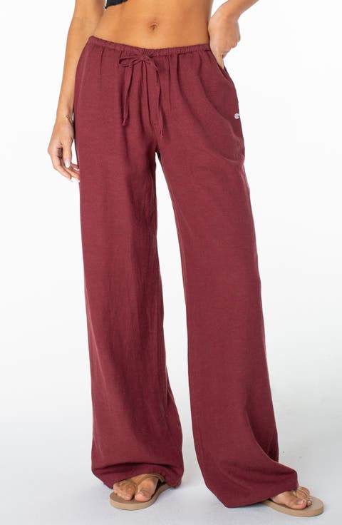 Iyla Wide Leg Drawstring Pants