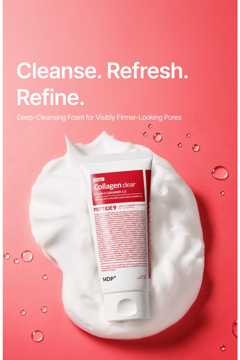 Red Lacto Collagen Clear Foam Cleanser 2.0, Alternate, color, NO COLOR