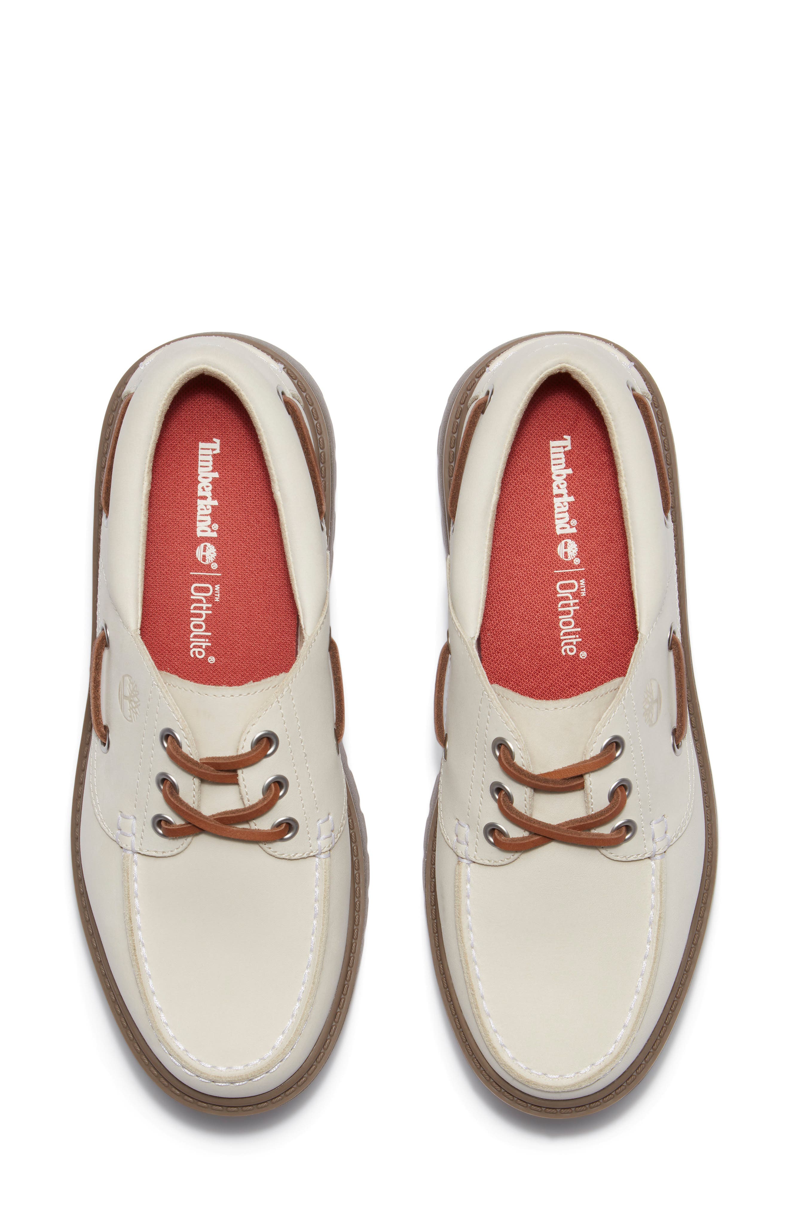 Timberland Stone Street Platform Boat Shoe, Alternate, color, Natural Nubuck