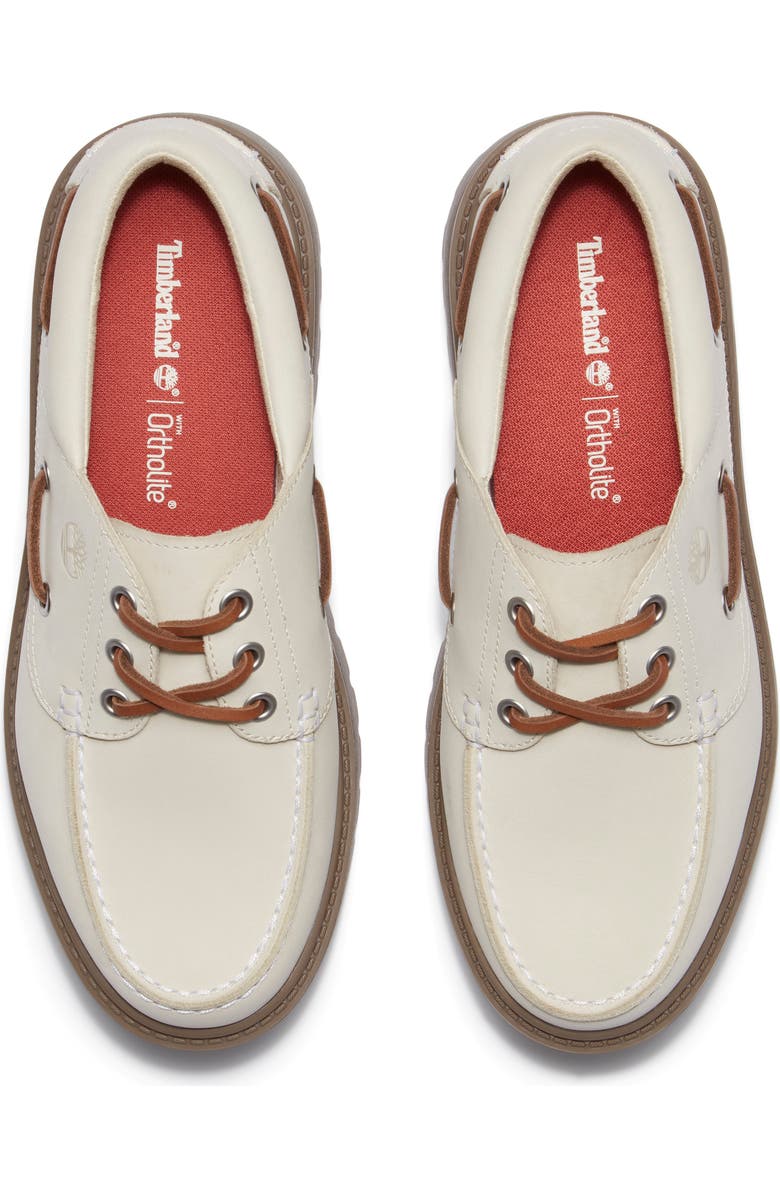 Timberland Stone Street Platform Boat Shoe, Alternate, color, Natural Nubuck