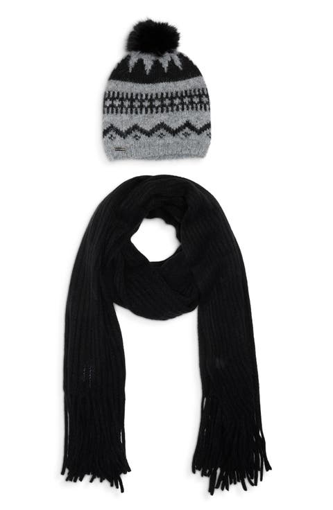 2-Piece Beanie & Scarf Set