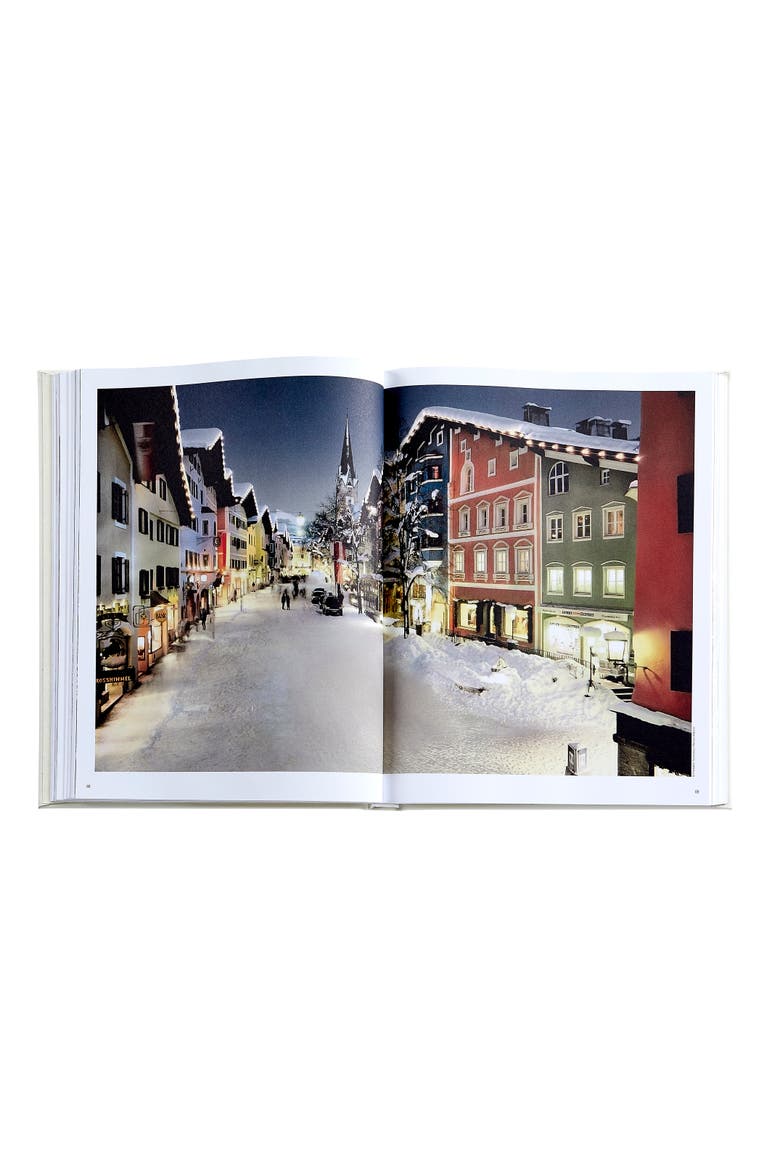 The Ultimate Ski Book Leather Coffee Table Book, Alternate, color, Ivory
