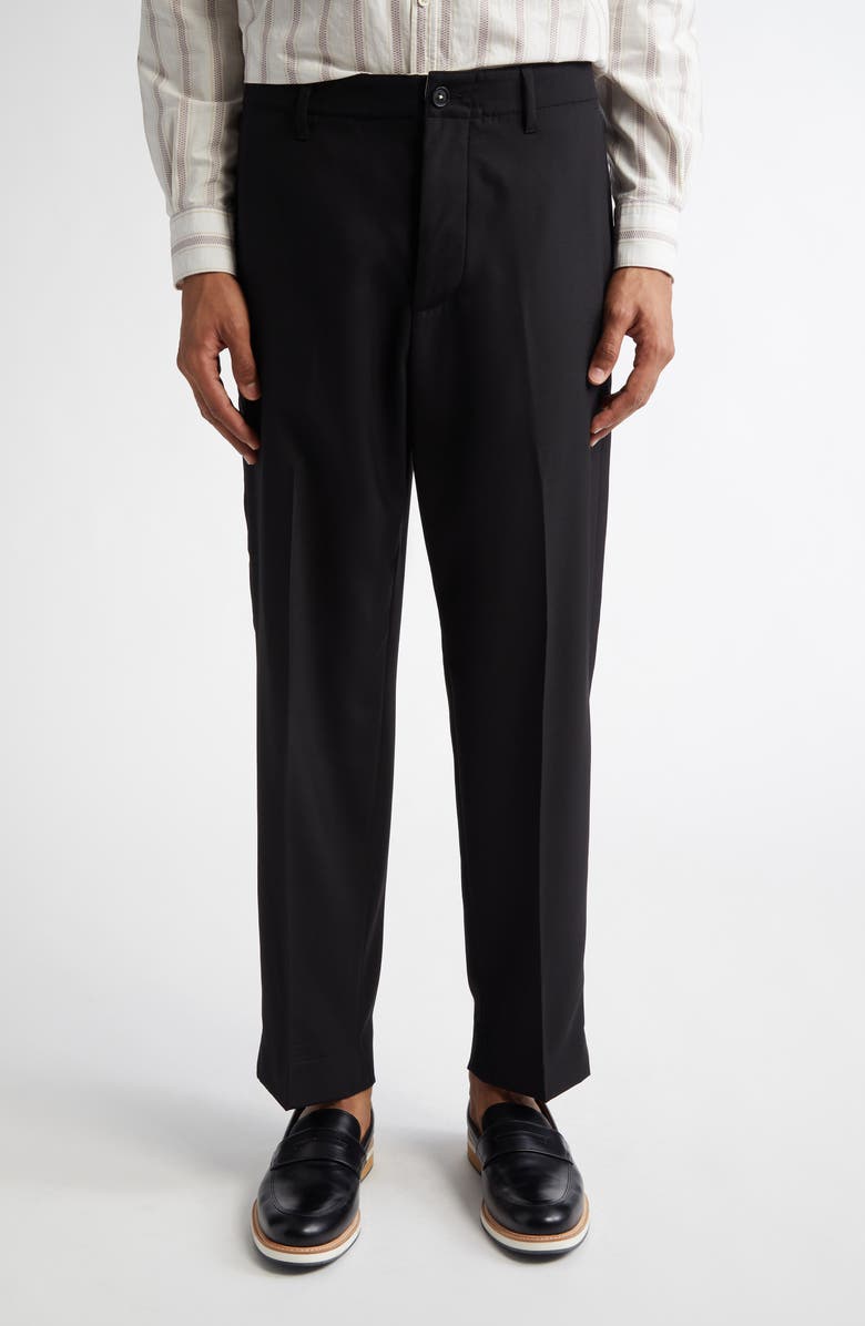 Massimo Alba Party Wool Trousers, Main, color, Nero
