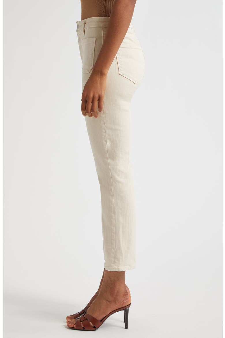 Noya High Waist Flare Ankle Jeans, Alternate, color, FRENCH VANILLA