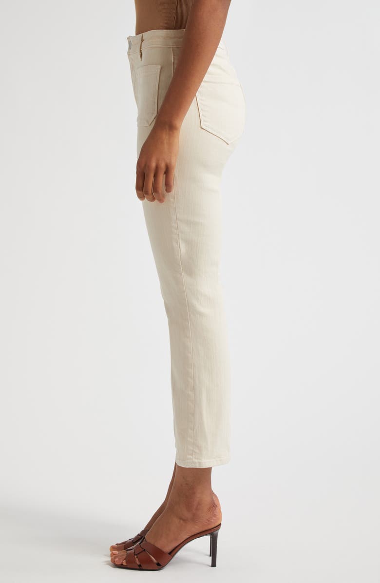 L'AGENCE Noya High Waist Flare Ankle Jeans, Alternate, color, French Vanilla