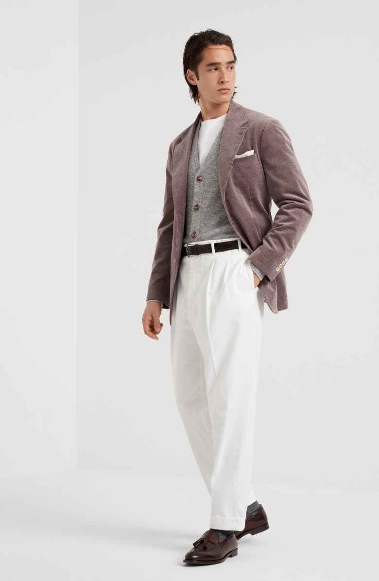 Brunello Cucinelli Gabardine trousers, Alternate, color,