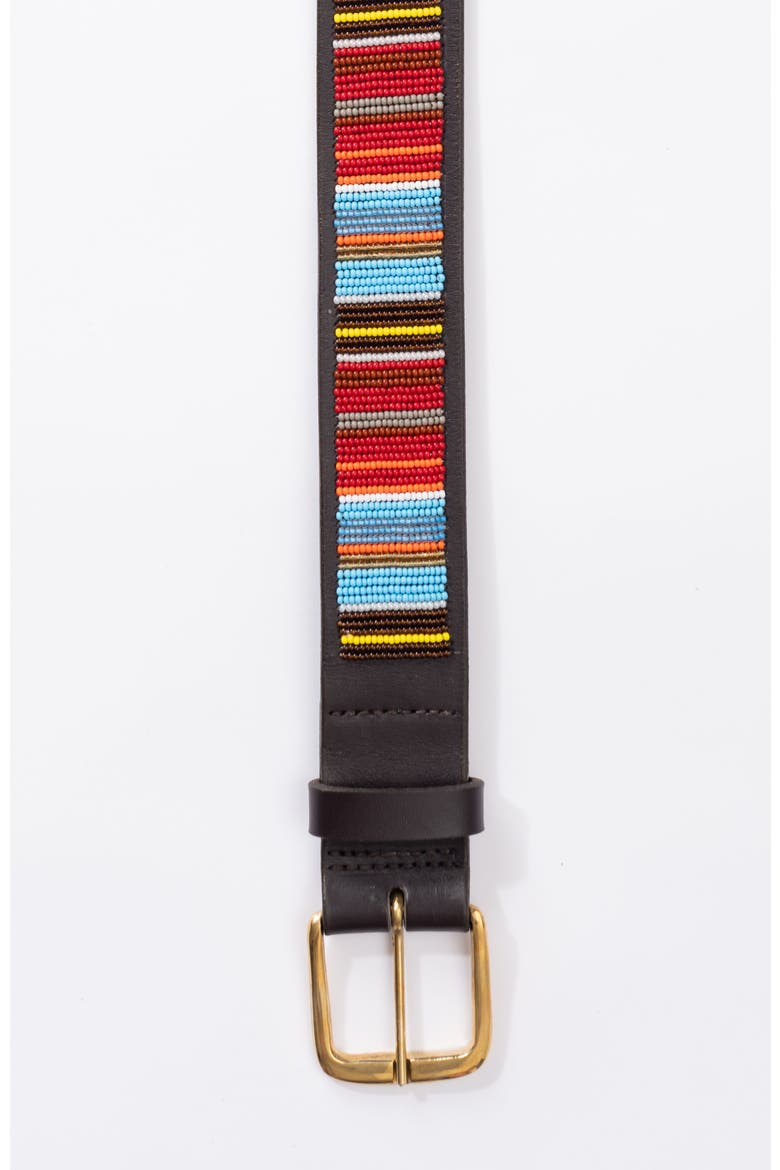 Maasai Beaded Belt, Alternate, color, RED