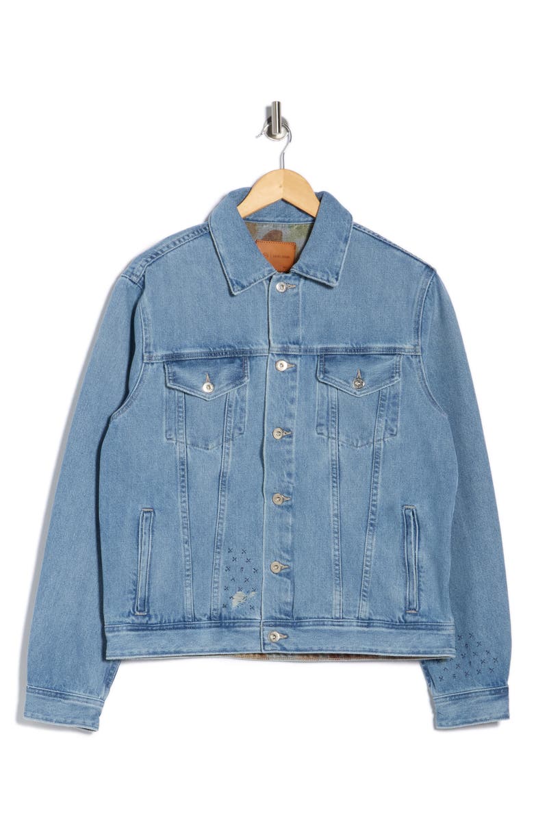 AG Dart Denim Jacket, Main, color, Sashiko Garden Camo 21 Year