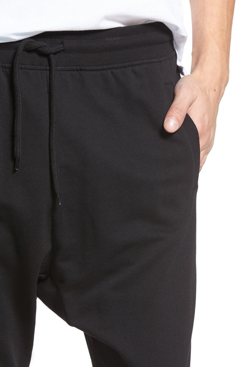 Topman Drop Crotch Jogger Pants, Alternate, color, 