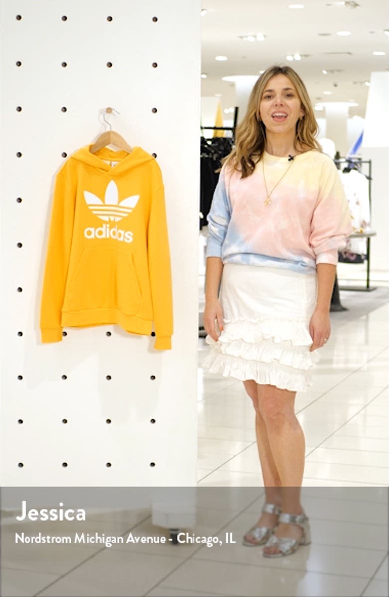 Trefoil Logo Graphic Hoodie, sales video thumbnail