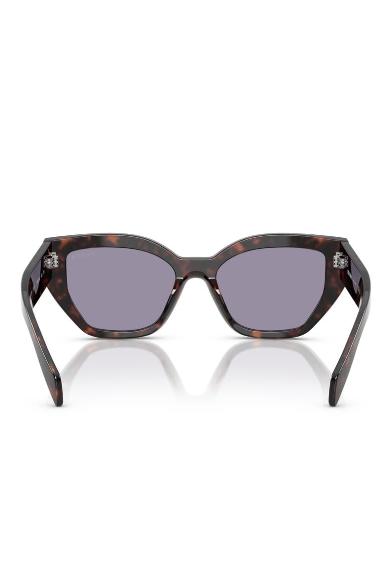 55mm Butterfly Sunglasses, Alternate, color, GREY GREEN