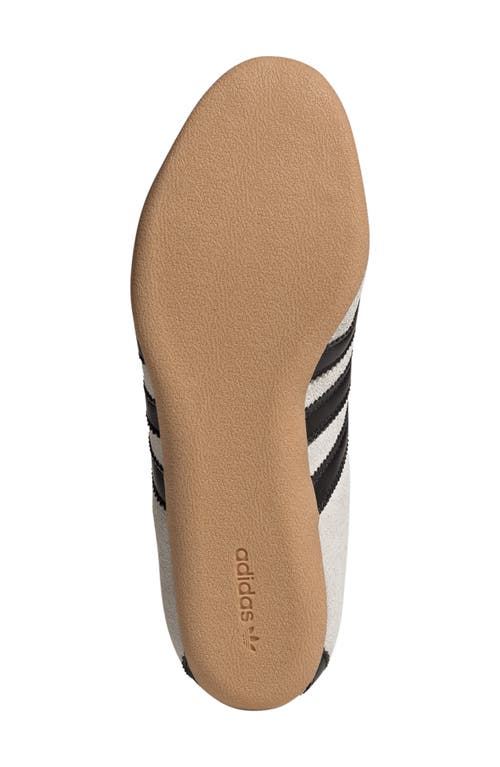 Adidas Originals Adidas Tokyo Low Top Suede Sneaker In Off White/black/gold Met