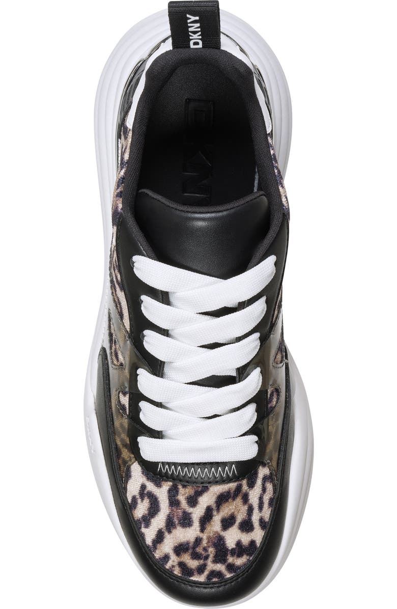 DKNY Zanira Platform Sneaker, Alternate, color, Natural/ Black