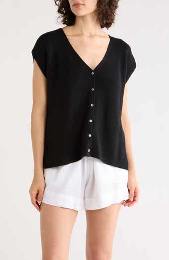 V-Neck Organic Cotton Sweater Vest