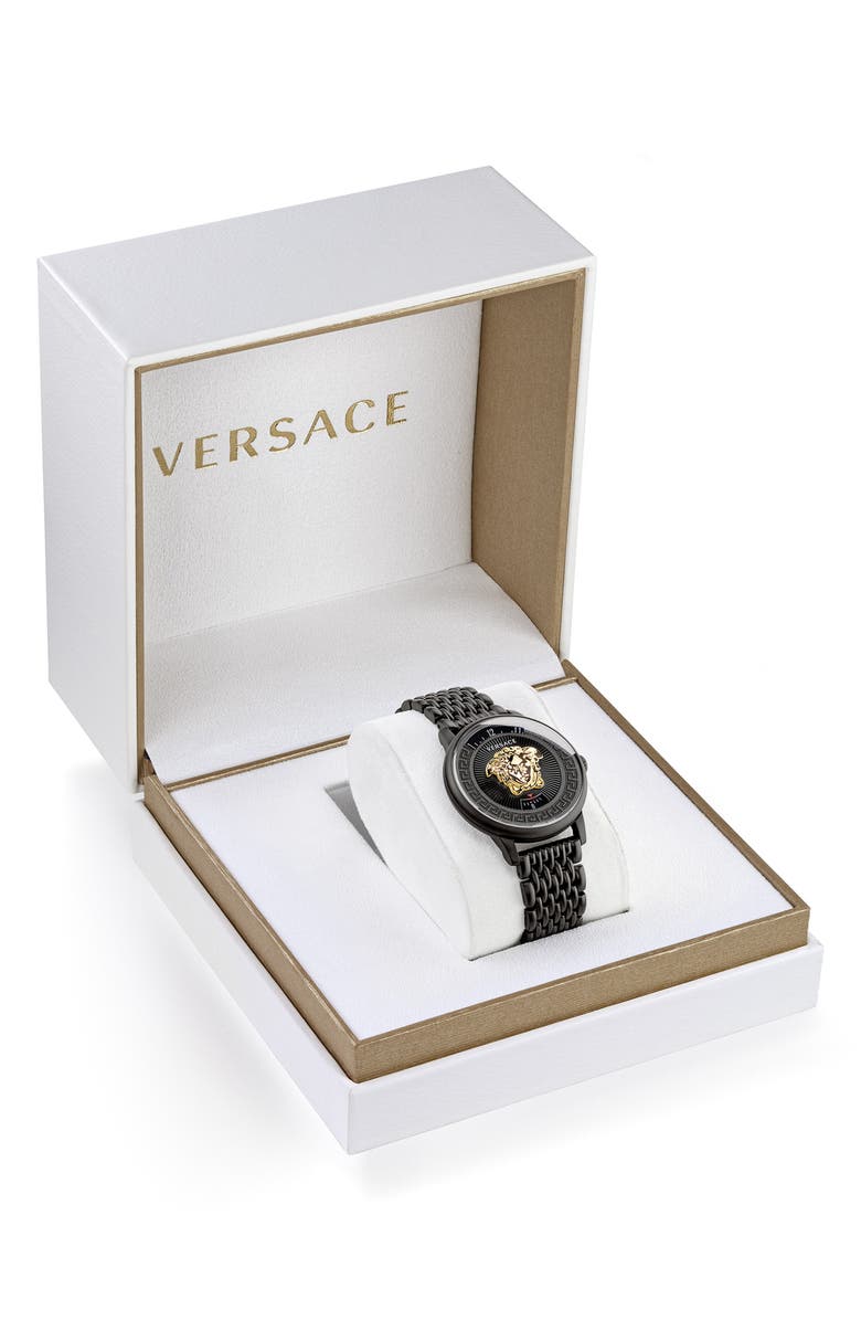 Versace Medusa Icon Bracelet Watch, 38mm, Alternate, color, 
