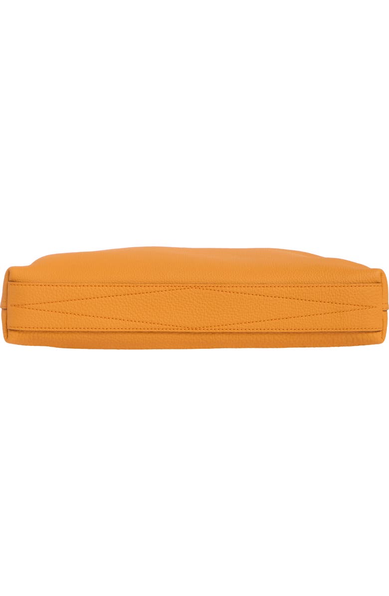Longchamp Essential Pebbled Leather Document Holder, Alternate, color, Orange